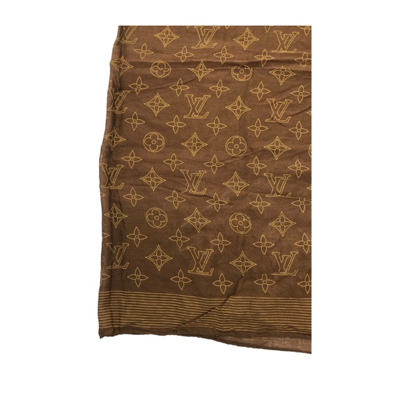 ❤️SOLD❤️ Louis Vuitton Monogram Cotton Scarf